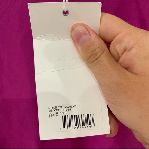 NWT Likely Dress Beckett Mini Fluted in Deor Magenta - Picture 5 of 6